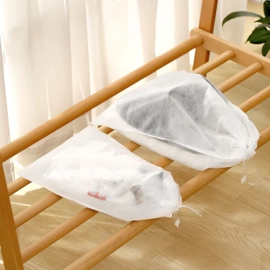 Combo 10 Túi Đựng Giày Đa Năng Vải Không Dệt Dây Rút - Tiện Ích Việt Nam, Giá 18.000đ 2