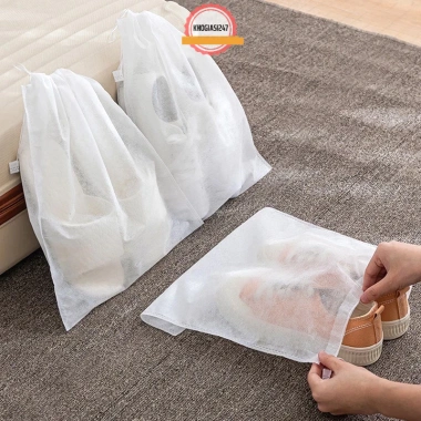 Combo 10 Túi Đựng Giày Dép Chống Bụi, Thấm Nước, Dây Rút, Vải Không Dệt 14.900₫