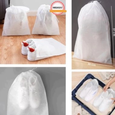Combo 10 Túi Đựng Giày Dép Chống Bụi, Thấm Nước, Dây Rút, Vải Không Dệt 14.900₫