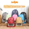 Combo 10 Túi Đựng Giày Dép Du Lịch Dây Rút Chống Bụi Bẩn Tiện Lợi 21.000 VND