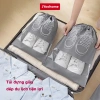 Combo 10 Túi Đựng Giày Dép Feinite Du Lịch - Dây Treo Vali, Chống Bụi Ẩm Mốc, Giá 59.000 VND