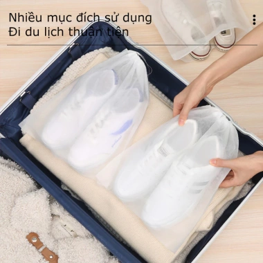 Combo 10 túi đựng giày du lịch đa năng vải không dệt chống bụi bẩn 25.000 VND