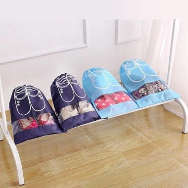 Combo 10 Túi Đựng Giày Thể Thao, Sneaker Du Lịch, Quai Rút Bảo Quản - 85.000đ