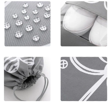 Combo 10 Túi Đựng Giày Thể Thao, Sneaker Du Lịch, Quai Rút Bảo Quản - 85.000đ 6 Combo 10 Túi Đựng Giày Thể Thao, Sneaker Du Lịch, Quai Rút Bảo Quản - 85.000đ 6