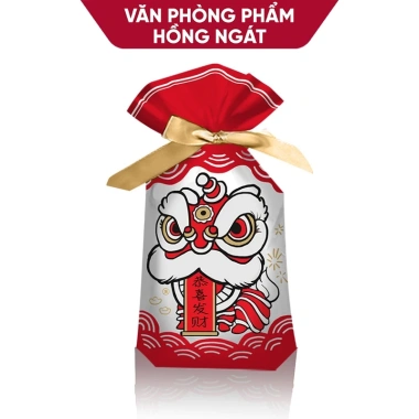 Combo 10 Túi Đựng Quà Mini Tết Dây Nơ Buộc Dễ Thương Túi Gói Quà Tặng Học Sinh Cuối Kỳ TET04 Giá Ưu Đãi 29.000 VND 6