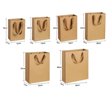 Combo 10 Túi Giấy Da Bò Có Nắm - Túi Quà Tặng Mỹ Phẩm, Trang Sức, Quần Áo Bán Buôn 40.500₫ 2