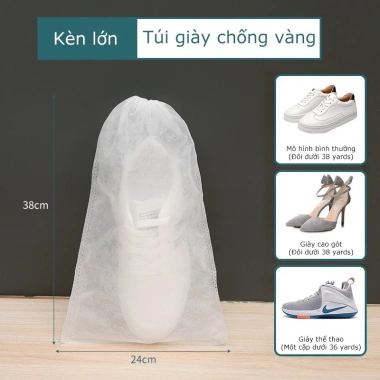 Combo 10 túi giày du lịch đa năng vải không dệt chống bụi bẩn - 25.000đ 8