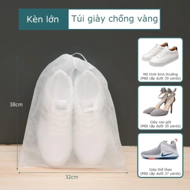 Combo 10 túi giày du lịch đa năng vải không dệt chống bụi bẩn - 25.000đ 9