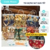 Combo 10 Túi Mica Trong Suốt Quai Trắng - Giỏ Quà Tết, Giá ưu đãi 24.000đ