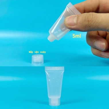 Combo 10 Tuýp Nhựa Trong Mờ 5-100ml - Dùng cho mỹ phẩm, kem dưỡng, son, kem đánh răng, giá chỉ 40.000₫