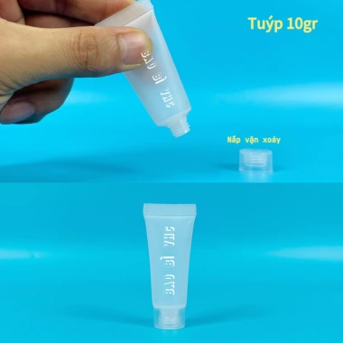Combo 10 Tuýp Nhựa Trong Mờ 5-100ml - Dùng cho mỹ phẩm, kem dưỡng, son, kem đánh răng, giá chỉ 40.000₫