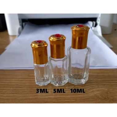Combo 10 vỏ lọ bi lăn Dubai 3ml 6ml 12ml chiết nước hoa Ruby, chai mỹ phẩm du lịch, giảm còn 7.800đ