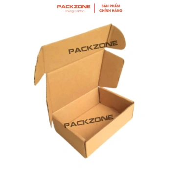 Combo 100 Hộp Carton Nắp Gài 35x25x7 Đựng Quần Áo, Sách Vở – Giá Rẻ, Chắc Chắn PACKZONE
