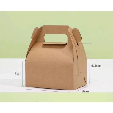 Combo 100 Hộp Giấy KRAFT Dáng Gài Quai Xách 21x11x10 - Đựng Bánh, Kẹo, Đồ Ăn cho Nhà Hàng, Khách Sạn Cao Cấp 2 Combo 100 Hộp Giấy KRAFT Dáng Gài Quai Xách 21x11x10 - Đựng Bánh, Kẹo, Đồ Ăn cho Nhà Hàng, Khách Sạn Cao Cấp 2