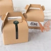 Combo 100 Hộp Giấy KRAFT Dáng Gài Quai Xách 21x11x10 - Đựng Bánh, Kẹo, Đồ Ăn cho Nhà Hàng, Khách Sạn Cao Cấp 7