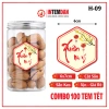 Combo 100 Tem Tết Lục Giác VINH LIEN Decal Giấy Dán Giỏ Quà Dưa Hồng Giá 97.000₫ 6
