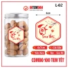 Combo 100 Tem Tết Lục Giác VINH LIEN Decal Giấy Dán Giỏ Quà Dưa Hồng Giá 97.000₫ 10
