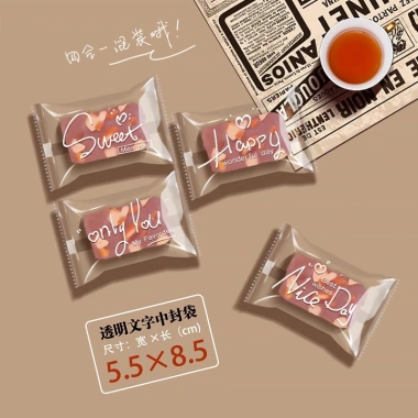 Combo 100 túi đựng bánh cookies trà hoa tiếng Anh 2.025 giá 16.000đ Phukientuiloc