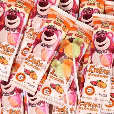 Combo 1.000g Kẹo mút trái cây Gấu dâu Lotso - Quà tặng trẻ đáng yêu, giảm 22% 10