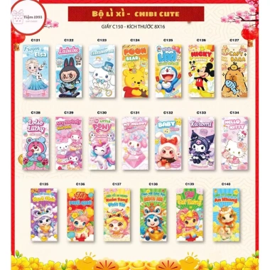 Combo 100c Lì xì Tết Bính Ngọ 2.026 – Giá ưu đãi 100.000₫, chất lượng cao