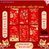 Combo 108 Bao Lì Xì 3D Ánh Kim Cao Cấp Tết Bính Ngọ 2.026 - Giấy Dày Sang Trọng, Tinh Xảo, May Mắn 6