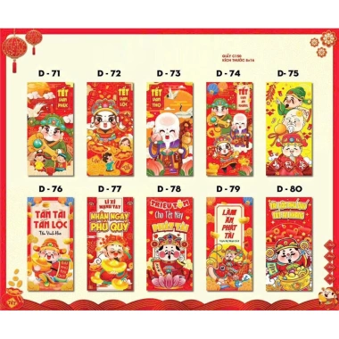 Combo 10c Bao Lì Xì Tết 2.026 - 20 Bao Lì Xì Bánh Ngọt Mẫu Mới Trend Giá 12.000 VND 4
