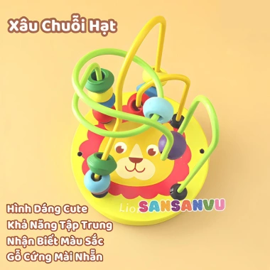Combo 11 món đồ chơi gỗ Montessori - Tăng trí thông minh cho bé, chỉ 39.000 VND 5