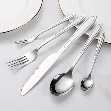 Combo 12 cây inox cao cấp 6 nĩa và 6 thìa ăn cơm tấm không rỉ an toàn 89.000 VND 5