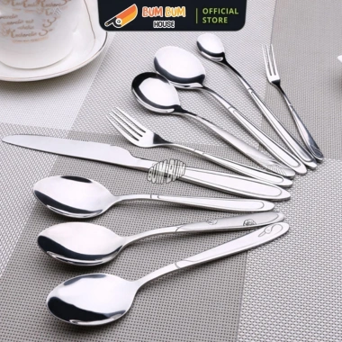 Combo 12 cây inox cao cấp 6 nĩa và 6 thìa ăn cơm tấm không rỉ an toàn 89.000 VND 9