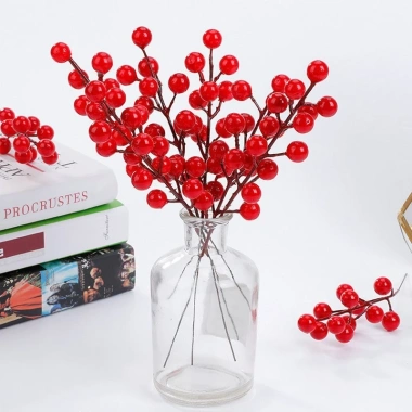 Combo 12 nhánh đào đông 23cm – Trang trí decor, gắn giỏ quà, hộp quà, giá ưu đãi 23.500₫ 5
