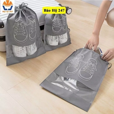 Combo 15 Túi Bảo Quản Giày Dép Chống Bẩn, Đựng Giày Du Lịch Tiện Lợi, Giá 35.000₫