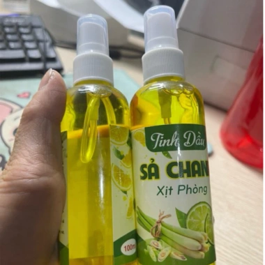 Combo 2-3 chai Tinh dầu chanh sả 100ml Xịt phòng diệt muỗi côn trùng chỉ 15.000₫