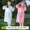 Combo 2 áo mưa măng tô cho bé gái & bé trai, cao 110‑140cm, nhẹ gọn, học sinh tiểu học AM04 2