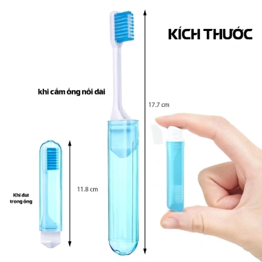 Combo 2 Bàn chải Du lịch gấp gọn, lông mềm cho người lớn, trẻ em - Minh House Care, 45.000 2 Combo 2 Bàn chải Du lịch gấp gọn, lông mềm cho người lớn, trẻ em - Minh House Care, 45.000 2