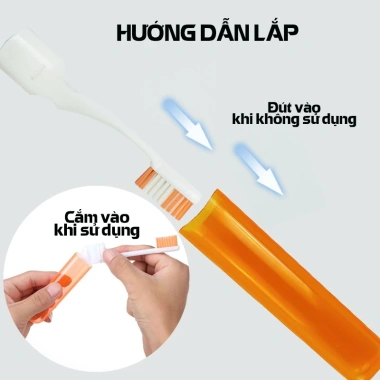Combo 2 Bàn chải Du lịch gấp gọn, lông mềm cho người lớn, trẻ em - Minh House Care, 45.000 3 Combo 2 Bàn chải Du lịch gấp gọn, lông mềm cho người lớn, trẻ em - Minh House Care, 45.000 3