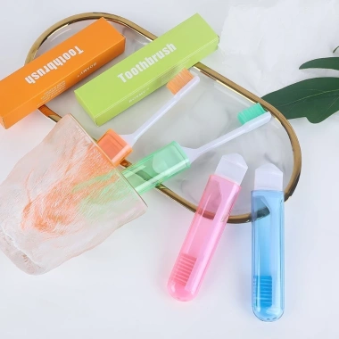 Combo 2 Bàn chải Du lịch gấp gọn, lông mềm cho người lớn, trẻ em - Minh House Care, 45.000