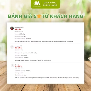 Combo 2 Bột Dinh Dưỡng Socola 500g + Bột Nấm Men Bia M‑Yeast – Giá 859.000, Tăng Sức Đề Kháng 7