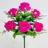 Combo 2 Cành 6 Bông Hồng Cao 36cm - Cành Hoa Giả Trang Trí Nhà, Đám Cưới, Giá 49k 3