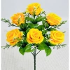 Combo 2 Cành 6 Bông Hồng Cao 36cm - Cành Hoa Giả Trang Trí Nhà, Đám Cưới, Giá 49k 4