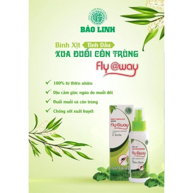 Combo 2 Chai 60ml Bình Xịt Tinh Dầu Đuổi Muỗi Côn Trùng Flyaway – Thảo Dược Tự Nhiên, An Toàn Cho Cả Nhà 5
