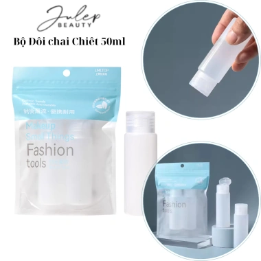 Combo 2 chai Chiết Sữa Rửa Mặt, Nước Tẩy Trang, Kem Dưỡng Tay 50ml - JULEP BEAUTY Giá 20.000đ