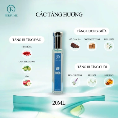 Combo 2 chai nước hoa nam Rick Man và VIP Boss 20ml – Hương sang trọng, cuốn hút, chỉ 200.000đ