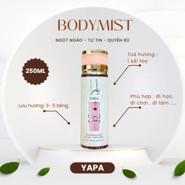 Combo 2 chai Xịt Dubai Hương Phấn Cực Sang 250ml - Hàng nội địa Trung, giá 53.900đ 2