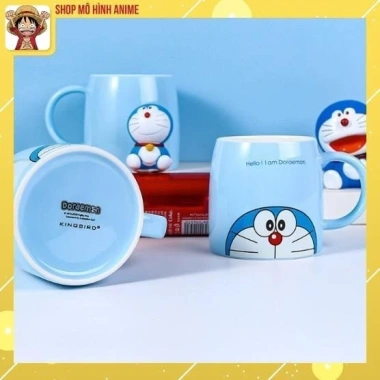 Combo 2 Cốc Uống Nước Doremon và Pikachu Nhân Vật Hoạt Hình Quà Tặng Bé Giá 195.000đ 2
