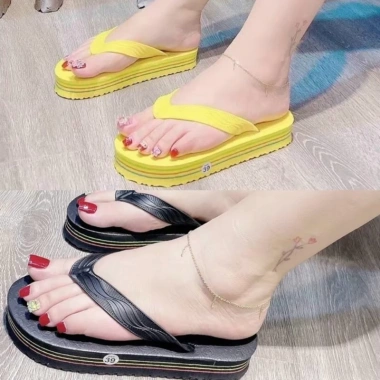 Combo 2 Đôi Dép Cao 3P 8 Màu Nhẹ Êm - Lào Khách Sạn và Du Lịch, Dép Kẹp Nữ Thời Trang 10
