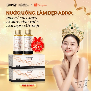 Combo 2 Hộp Nước Uống Collagen ADIVA Tem Trắng - Săn chắc, ẩm mịn, căng bóng 1.622.000 VND