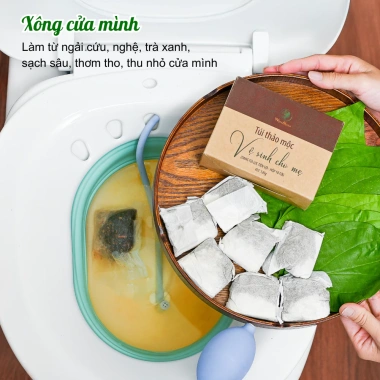 Combo 2 Hộp Thảo Mộc Vệ Sinh Cho Mẹ WonMom - 10 Túi/Hộp - Giá ưu đãi 292.000₫
