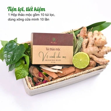 Combo 2 Hộp Thảo Mộc Vệ Sinh Cho Mẹ WonMom - 10 Túi/Hộp - Giá ưu đãi 292.000₫