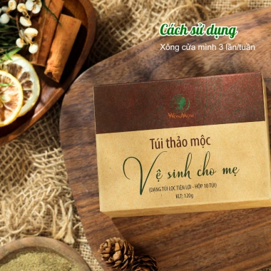 Combo 2 Hộp Thảo Mộc Vệ Sinh Cho Mẹ WonMom - 10 Túi/Hộp - Giá ưu đãi 292.000₫ 7 Combo 2 Hộp Thảo Mộc Vệ Sinh Cho Mẹ WonMom - 10 Túi/Hộp - Giá ưu đãi 292.000₫ 7
