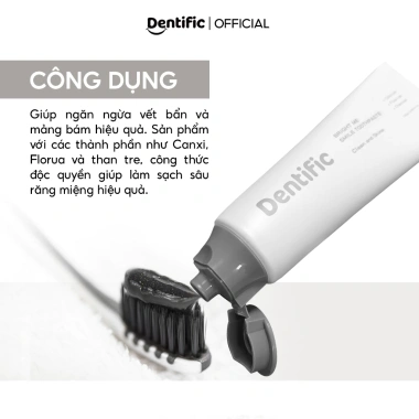 Combo 2 kem đánh răng than hoạt tính Dentific Bright Me Smile - Sáng răng, sạch mảng bám, 100g - 164.000₫ 2